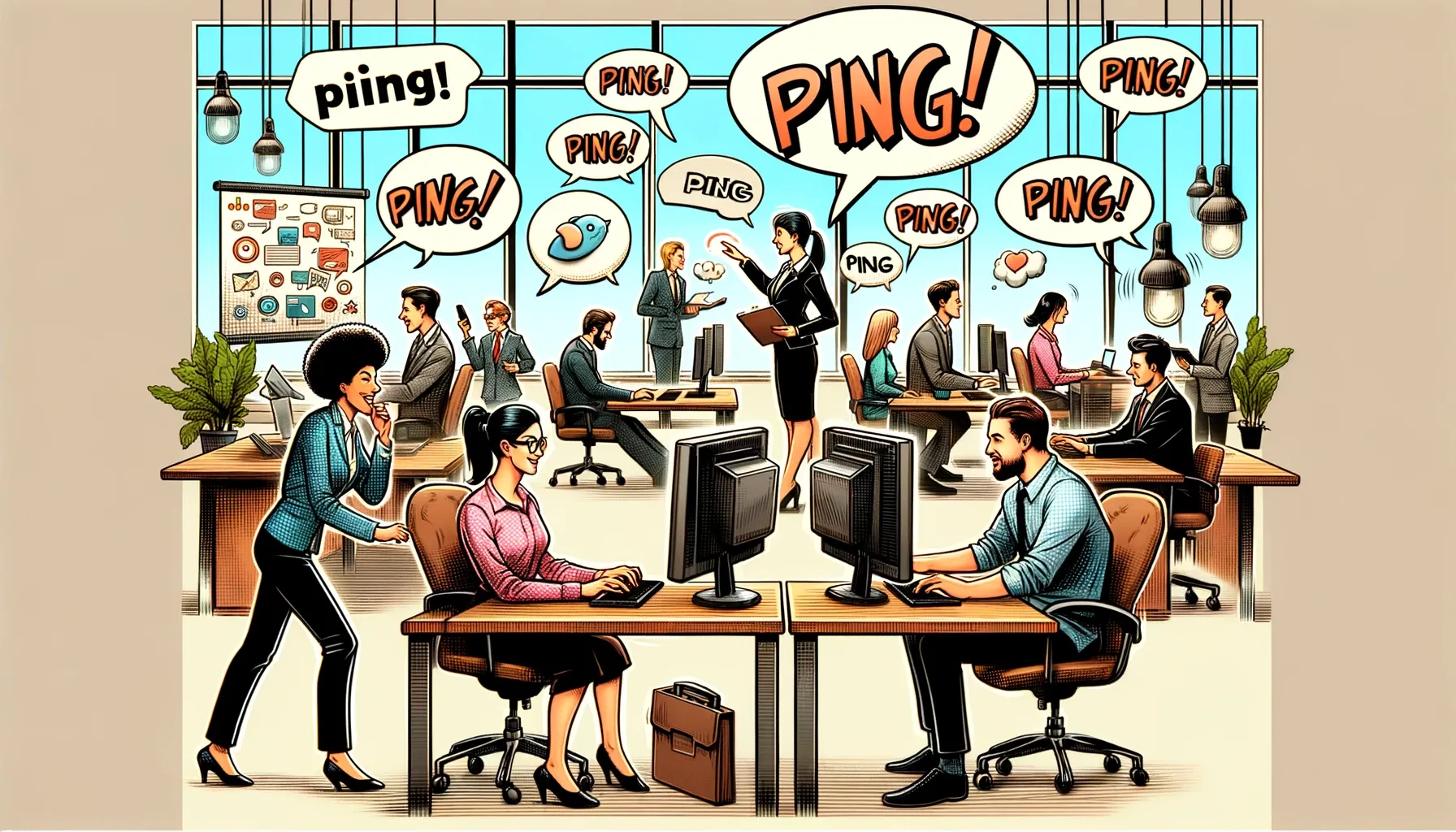 Why Do They Use The Phrase "Ping Me" In The Workplace?