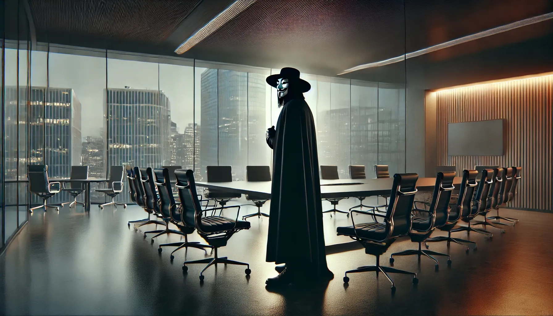 Could V from V for Vendetta Be the Ultimate CEO? Leadership, Revolution, and Strategy Unmasked