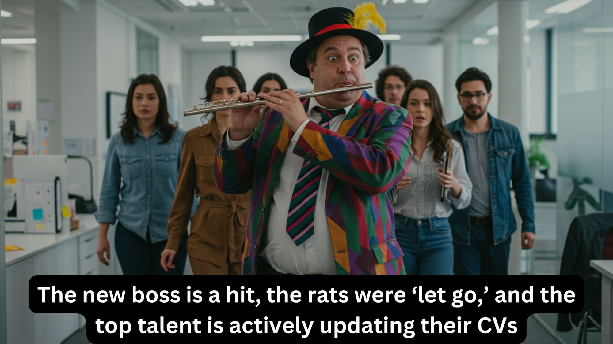 When the New Boss is the Pied Piper: Office Politics, Departures & CV Updates