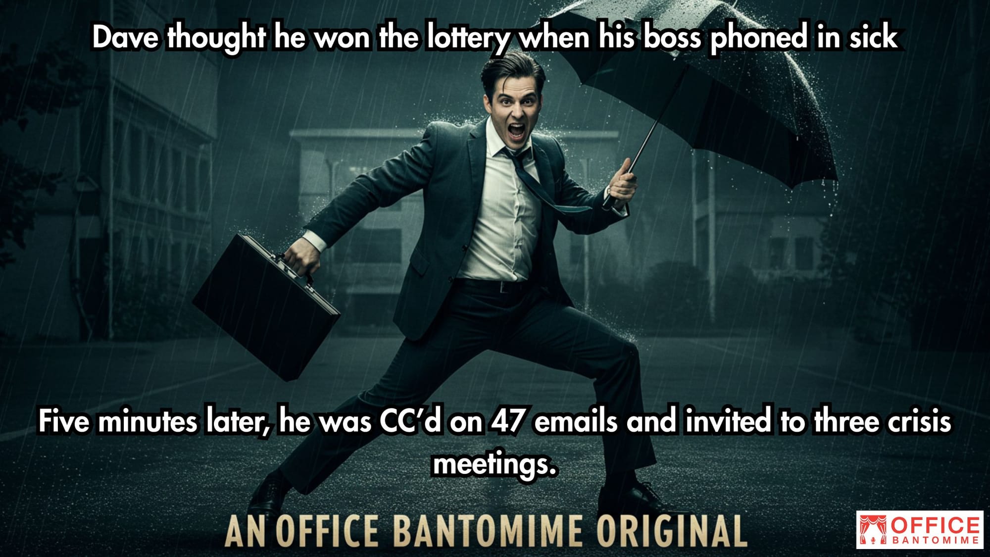 When the Boss Calls in Sick… and Chaos Calls You