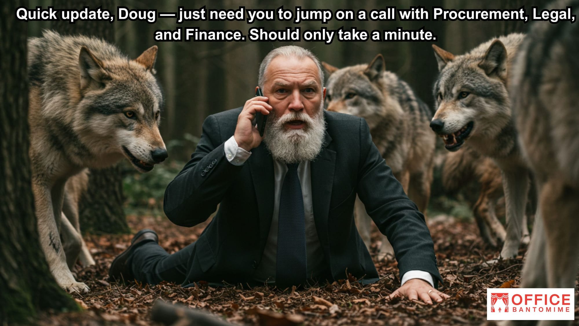 Doug Escapes to His Remote Cabin—Then Joins a Conference Call Surrounded by Wolves