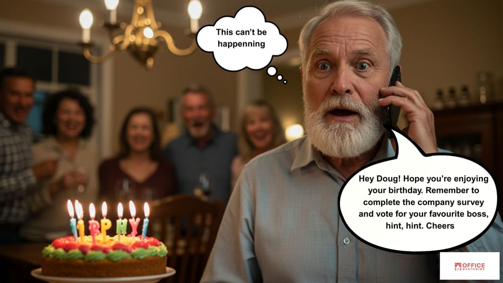 Doug’s Birthday Is Lit—But So Is His Boss’s Ego post image