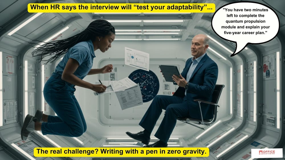 When Job Interviews Go Intergalactic: Zero Gravity, Full Pressure post image