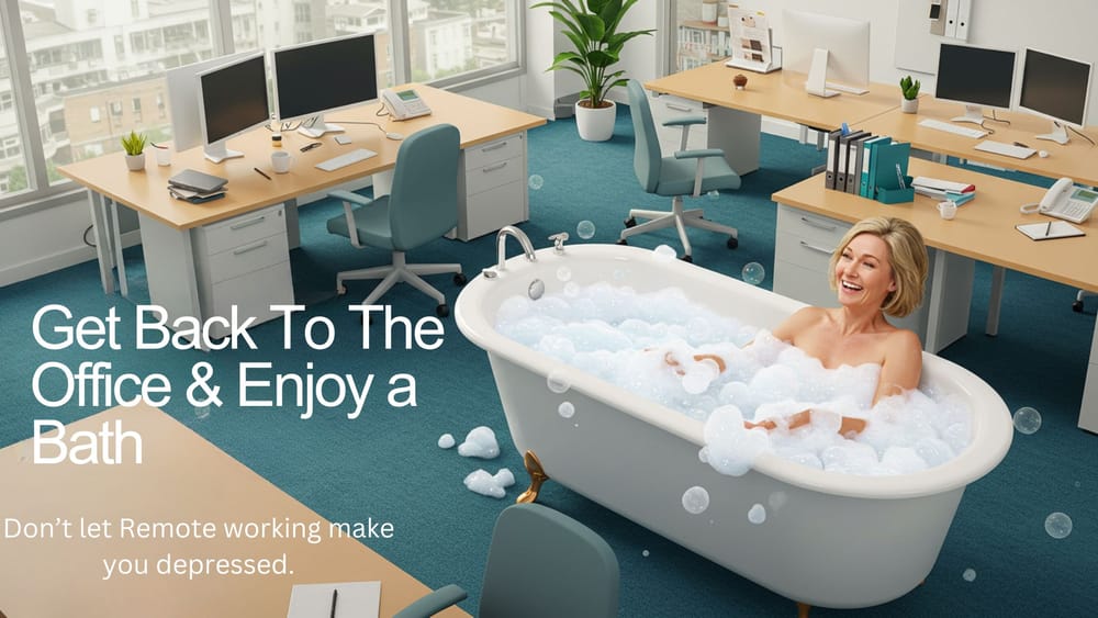 Get Back To The Office & Enjoy a Bath post image