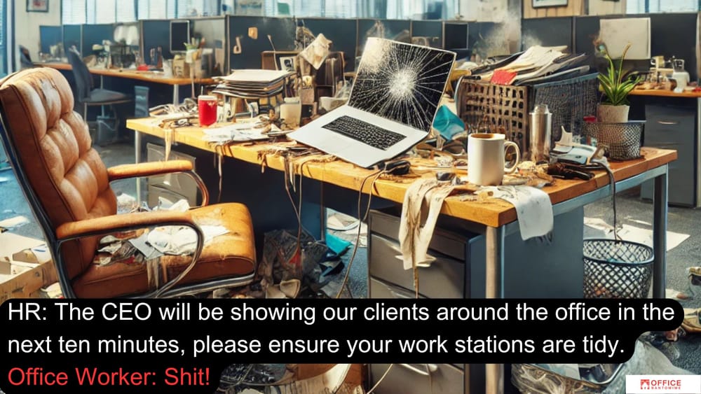 🚨 "The Office Panic: When HR Drops the Bomb" 🚨 post image