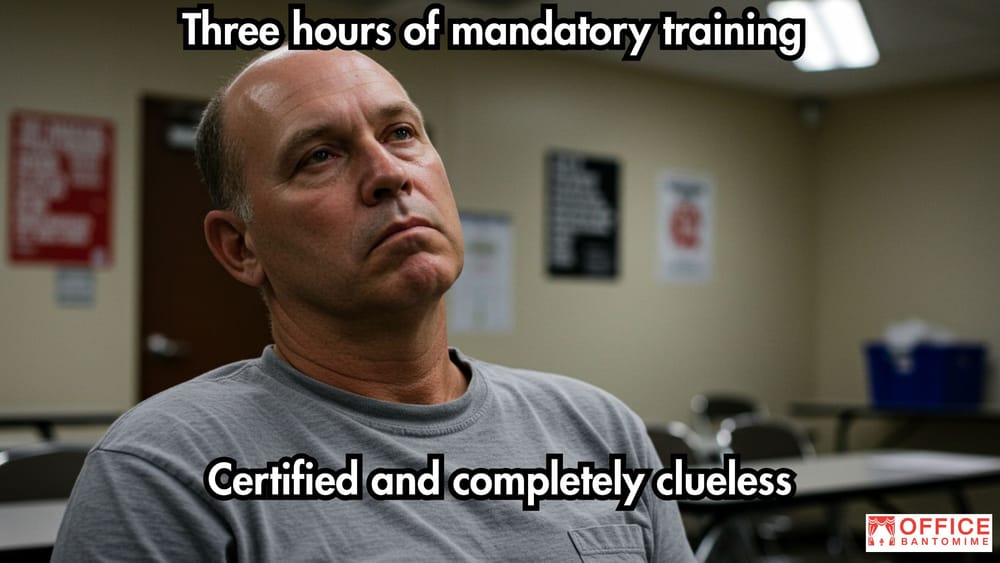 Mandatory Training Madness: Certified, Clueless, and Clock-Watching post image