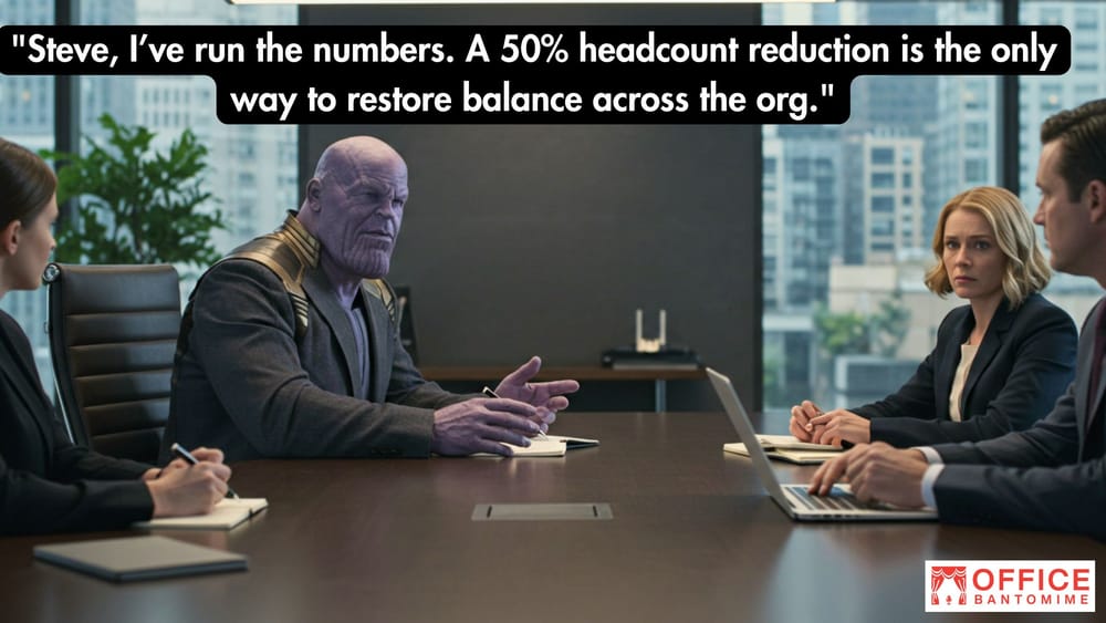 Thanos Joins HR: When Corporate Downsizing Goes Full Supervillain post image