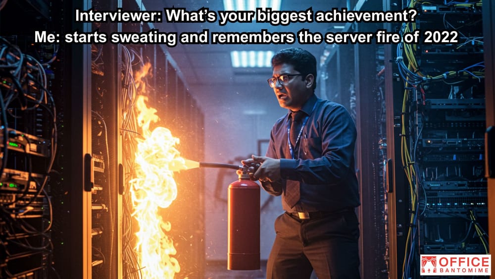 Biggest Achievement? Surviving the Server Fire – An IT Interview Flashback post image