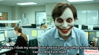 Monday Madness: When Coffee, Meds, and Corporate Life Collide post image