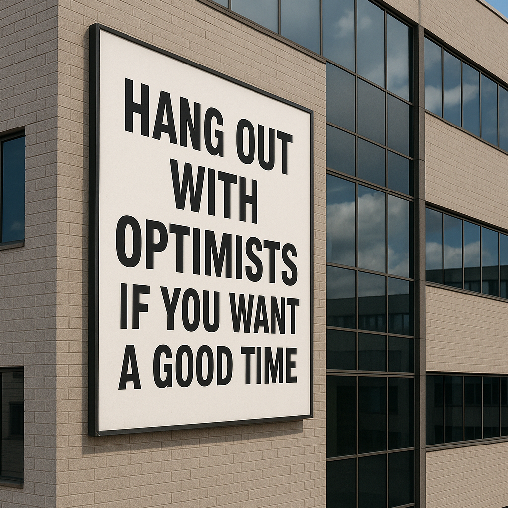 Hang Out With Optimists If You Want a Good Time