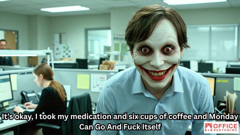 Monday Madness: When Coffee, Meds, and Corporate Life Collide post image