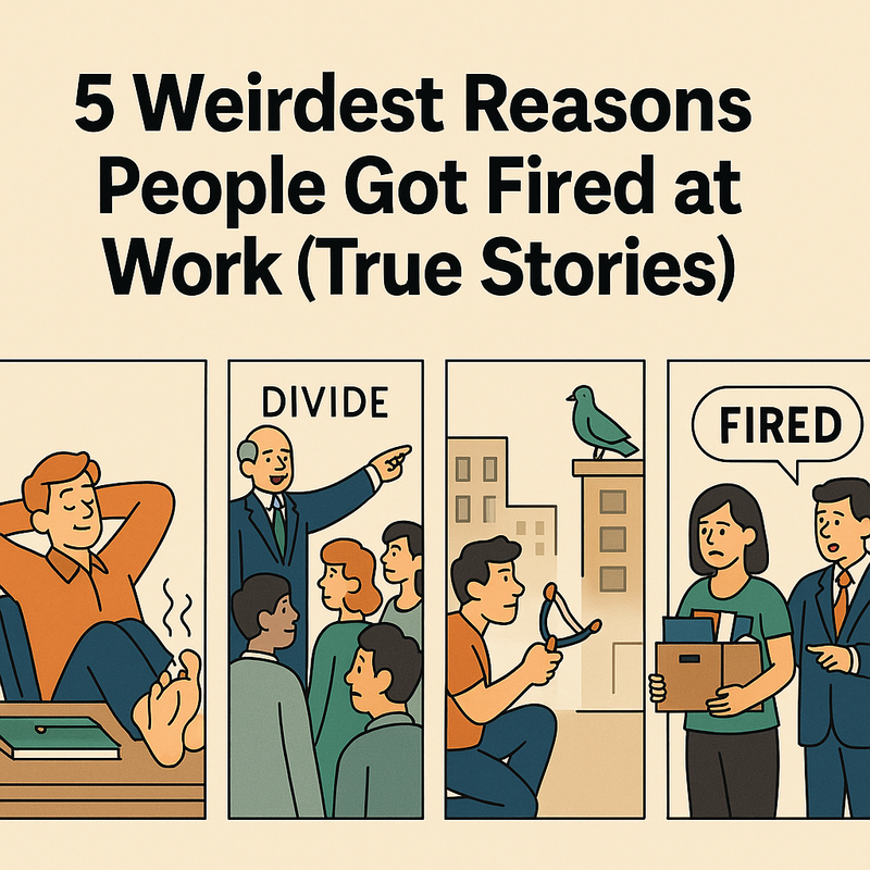 5 Weirdest Reasons People Got Fired at Work (True Stories) post image
